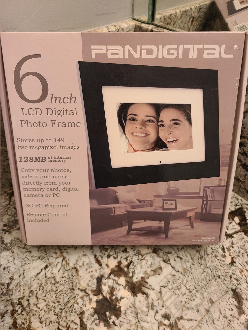 Pandigital 6-Inch LCD Digital Photo Frame - Black